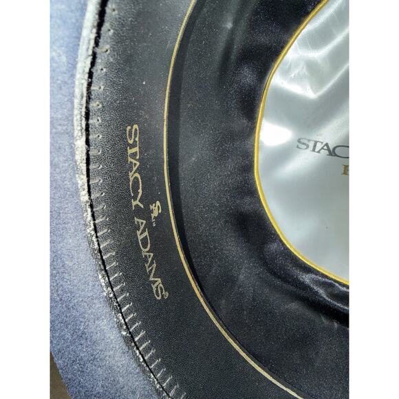 Stacy Adams Classic Men’s Wool Felt Fedora – Navy Blue (XL) - Picture 5 of 9